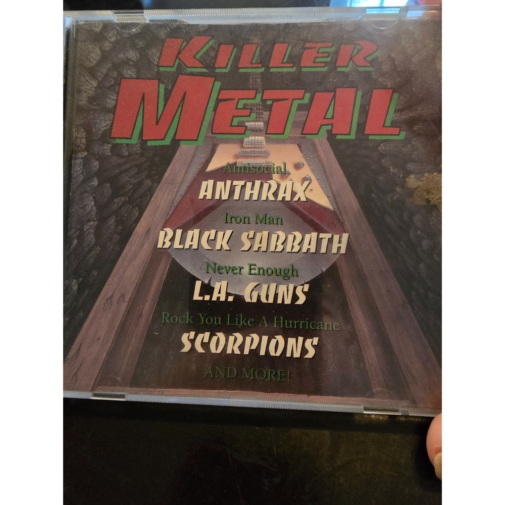 Various Artists -  anthrax, Black Sabbath, LA guns, scorpions, killer metal CD